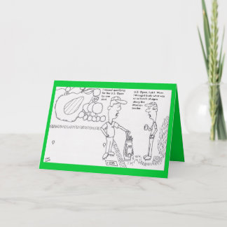 Cartão Golf Birthday Card