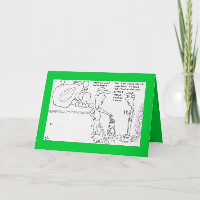 Cartão Golf Birthday Card (Frente)