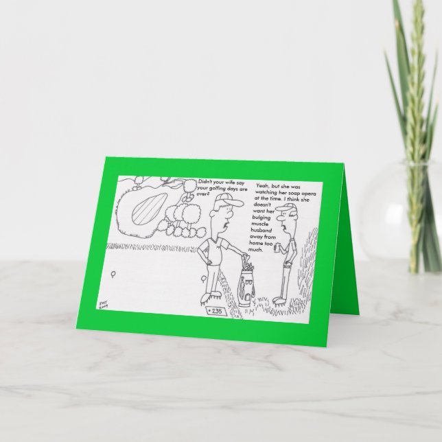 Cartão Golf Birthday Card (Frente)