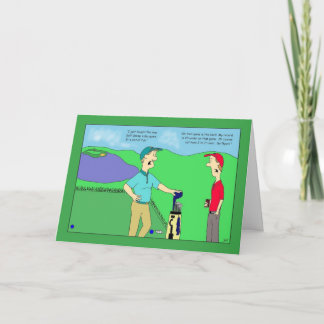 Cartão Golf Champ Video Game Birthday Card