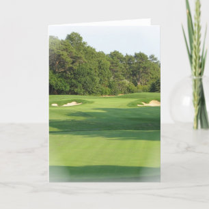 Cartão Golf Course Greeting Card