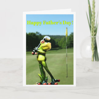 Cartão Golf Father's Day Card