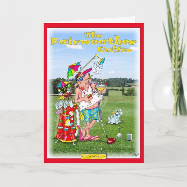 Cartão Golf Greeting card (Frente)