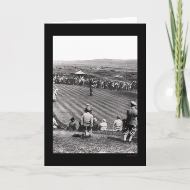 Cartão Golf in Scotland 1926 (Frente)