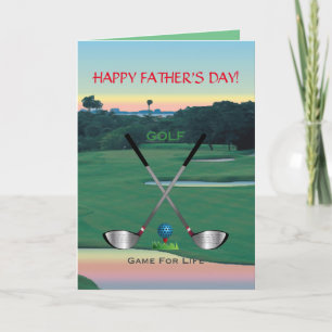 Cartão GOLF - "Jogo pela Vida" aposentado