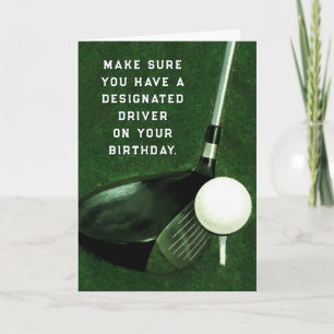 Cartão Golf Personalizado Aniversário