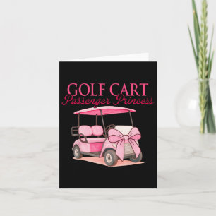 Cartão Golf Player Golf Vibes Coquette Golf Carrinho P