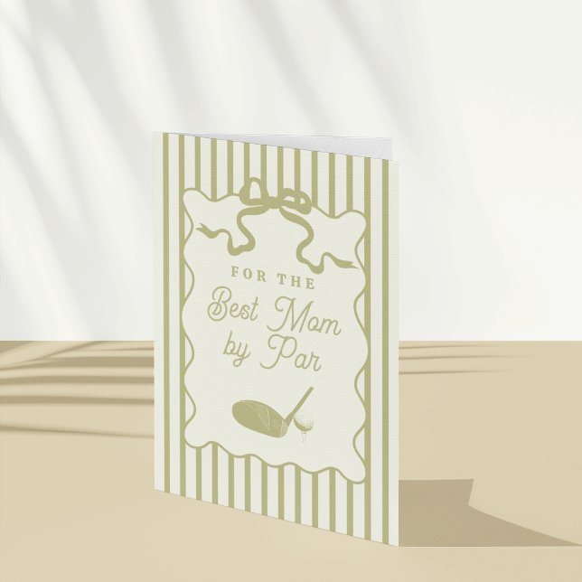 Cartão Golf Themed Mother's Day Card (Criador carregado)