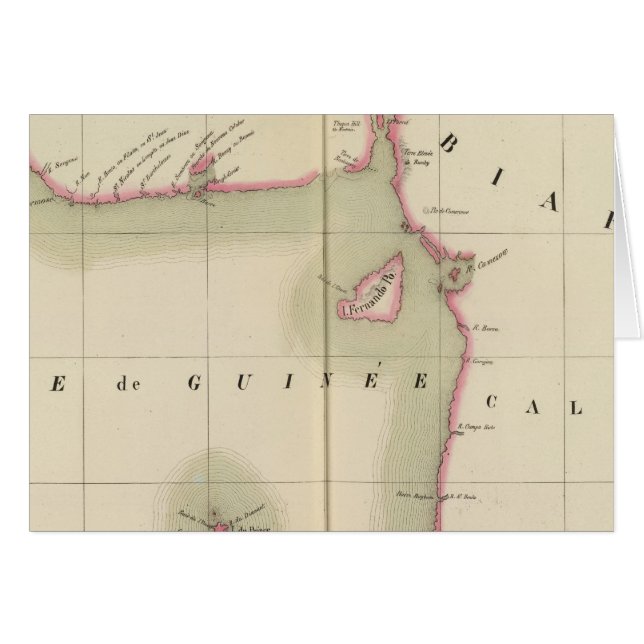 Cartão Golfe da Guiné 36 (Frente Horizontal)