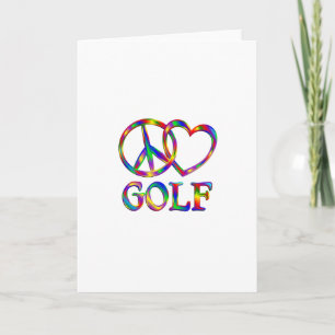 Cartão Golfe de Amor pela Paz