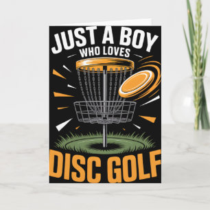 Cartão Golfe de Disco Masculino