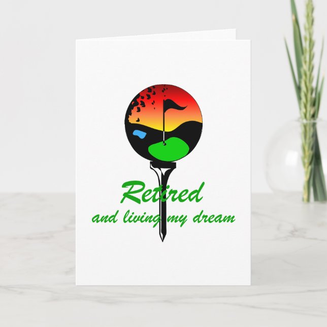 Cartão Golfe e aposentação (Frente)