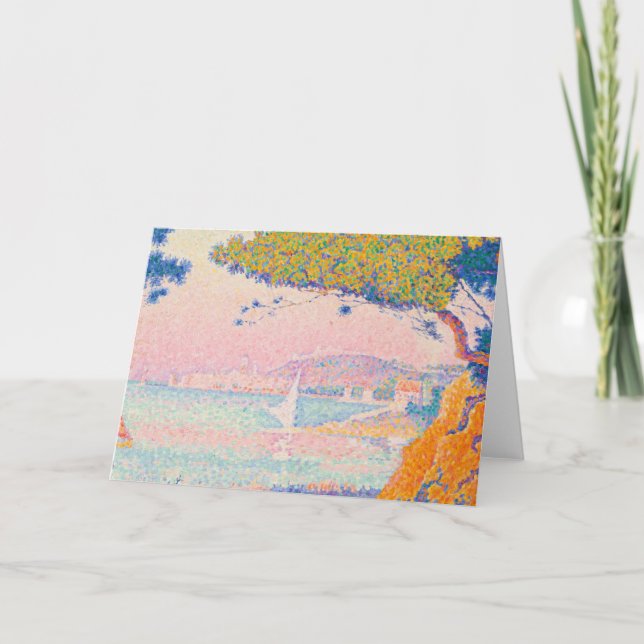 Cartão Golfe Juan Por Paul Signac (Frente)