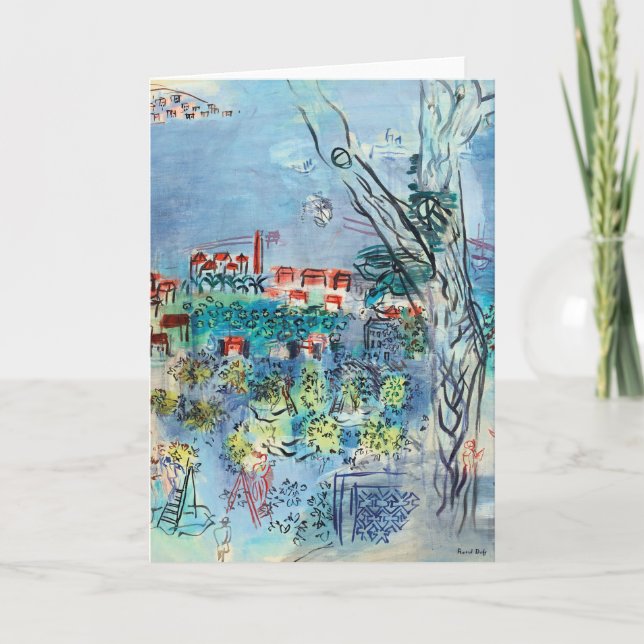 Cartão Golfe-Juan | Raoul Dufy (Frente)