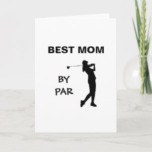 Cartão Golfe Mãe Golfista Piada Dia das Mães Melhor Mãe P