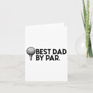 Cartão Golfe Para O Melhor Pai Pelo Par Dia Dos Pais Golf