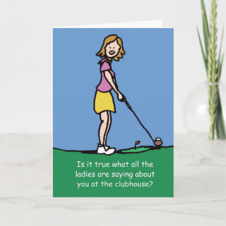 Cartão Golfers Birthday card