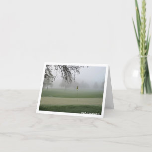 Cartão Golfers Mist Opportunity Notecard