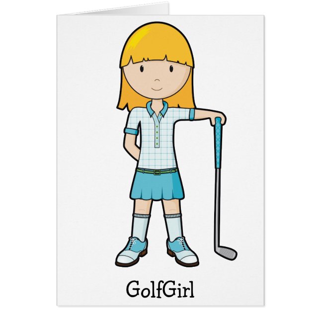 Cartão GolfGirl (Frente)