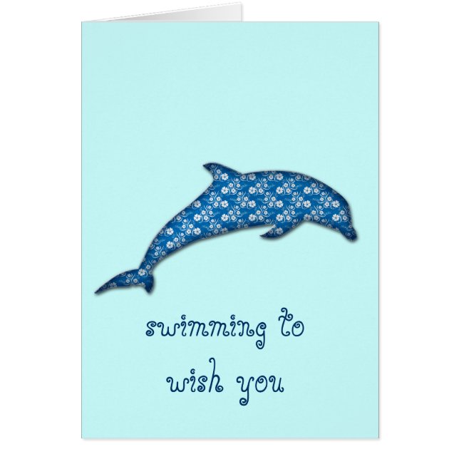 Cartão golfinho (Frente)