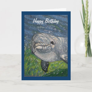 Cartão Golfinho Sob Água: Pessoa Mais Legal Que Conheço: 