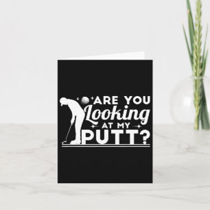 Cartão Golfista Humor de Golfe