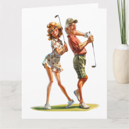 Cartão Golfistas Seniores Sensacionais