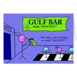 Cartão Golfo Bar...Simplesmente "oleoso" !