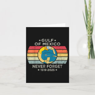 Cartão Golfo Da América Dos Eua Funny Golfo Do México 4 D