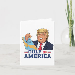 Cartão Golfo Da América Dos Eua Funny Golfo Do México 4 D