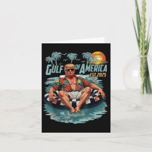 Cartão Golfo Da América Dos Eua Leste 2025 Bandeira Ameri