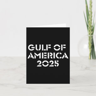 Cartão Golfo Da América Trump 2025