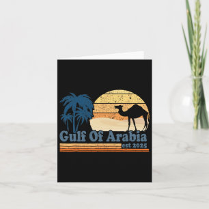 Cartão Golfo Da Arábia Est 2025 Trump Arabian Golfo Funny