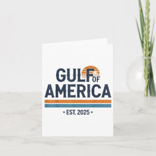 Cartão Golfo Dos Eua América 2025 Vintage American Flag M