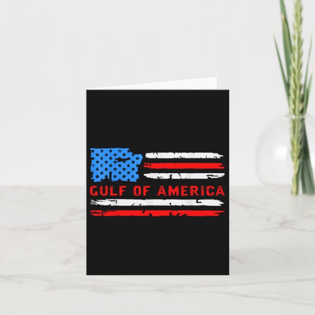 Cartão Golfo Dos Eua Presidente Trump 2025 _5 (Frente)