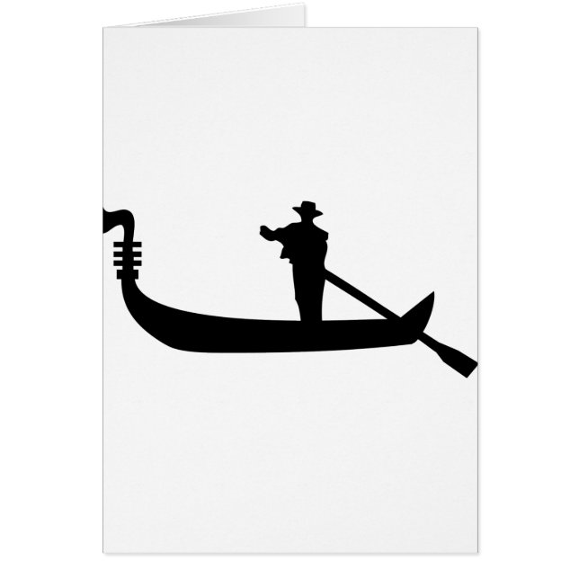 Cartão gôndola venetian (Frente)