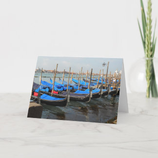 Cartão Gondolas in Venice Greeting Cards