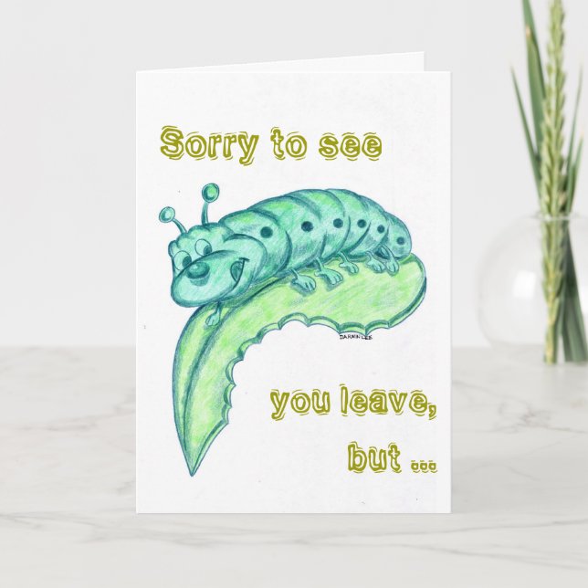 Cartão Good Bye Card / Congratulations Card (Frente)