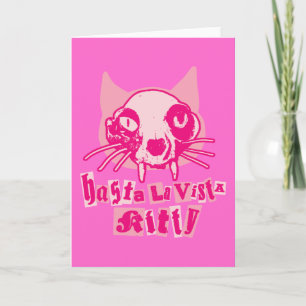 Cartão Good bye Kitty - Limited Pink Edition