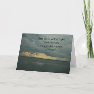 Cartão Good friends are hard to find Greeting Card