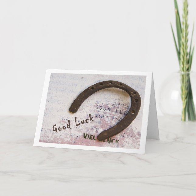 Cartão Good Luck (Frente)