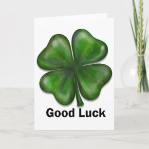 Cartão Good Luck Clover