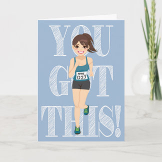 Cartão Good Luck Runner Card (customizable)