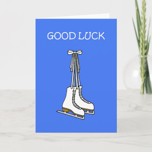 Cartão Good Luck Skating Performance (Frente)