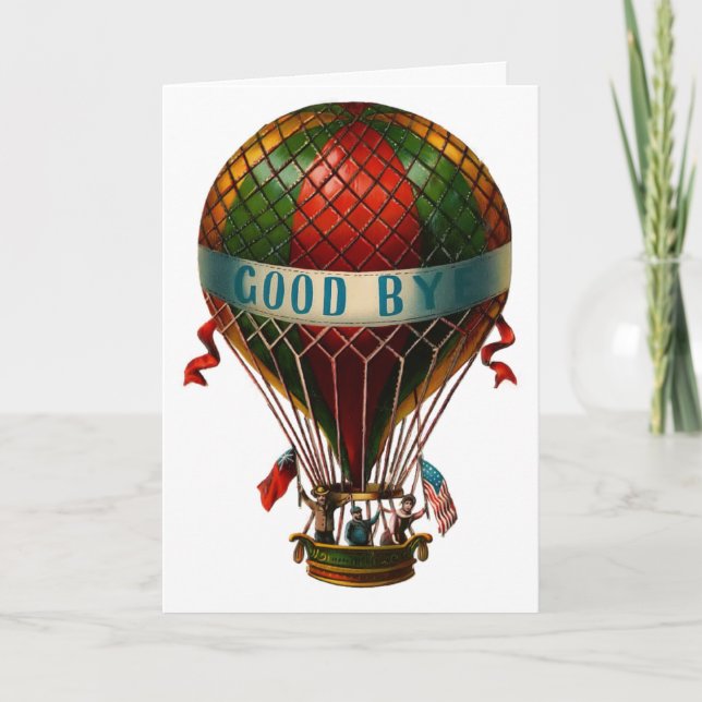Cartão Goodbye Greeting Card (Frente)