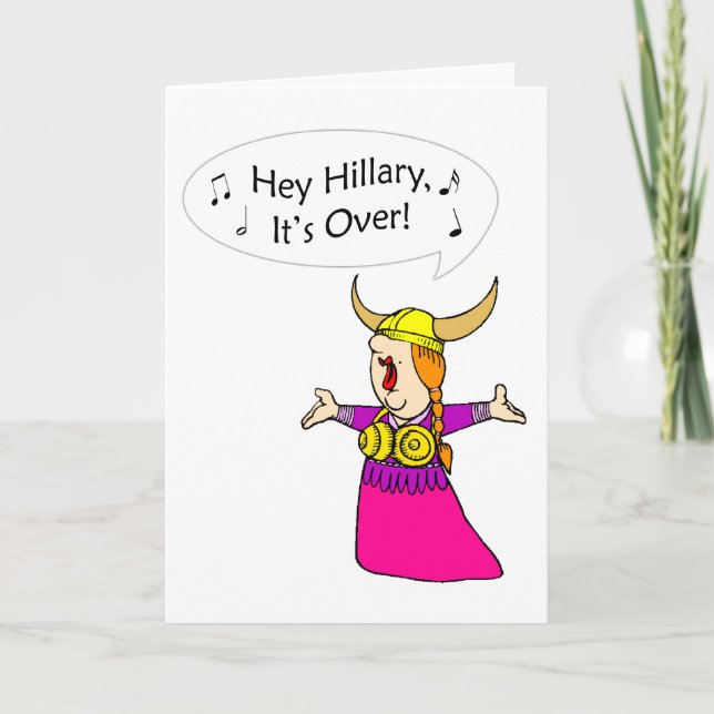 Cartão Goodbye Hillary Card (Frente)