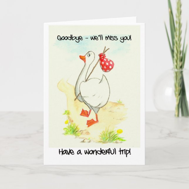 Cartão Goose 'Good Trip' Greeting Card (Frente)