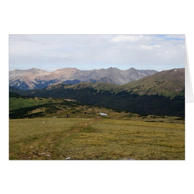 Cartão Gore Range, Colorado (Frente Horizontal)