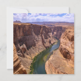Cartão Gorgeous Grand Canyon And Colorado River Landscape