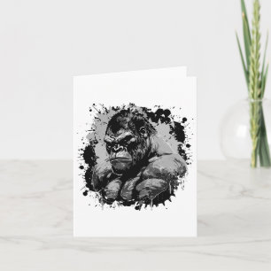 Cartão Gorilla Beast Muscles Workout Bodybuilding Boxing